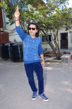 Kailash Kher at a song recording on 2nd Feb 2016